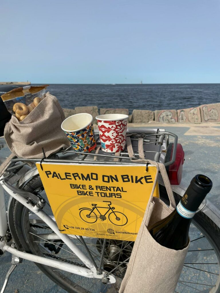 tour in bici con Degustazione vino biologico Sicilia