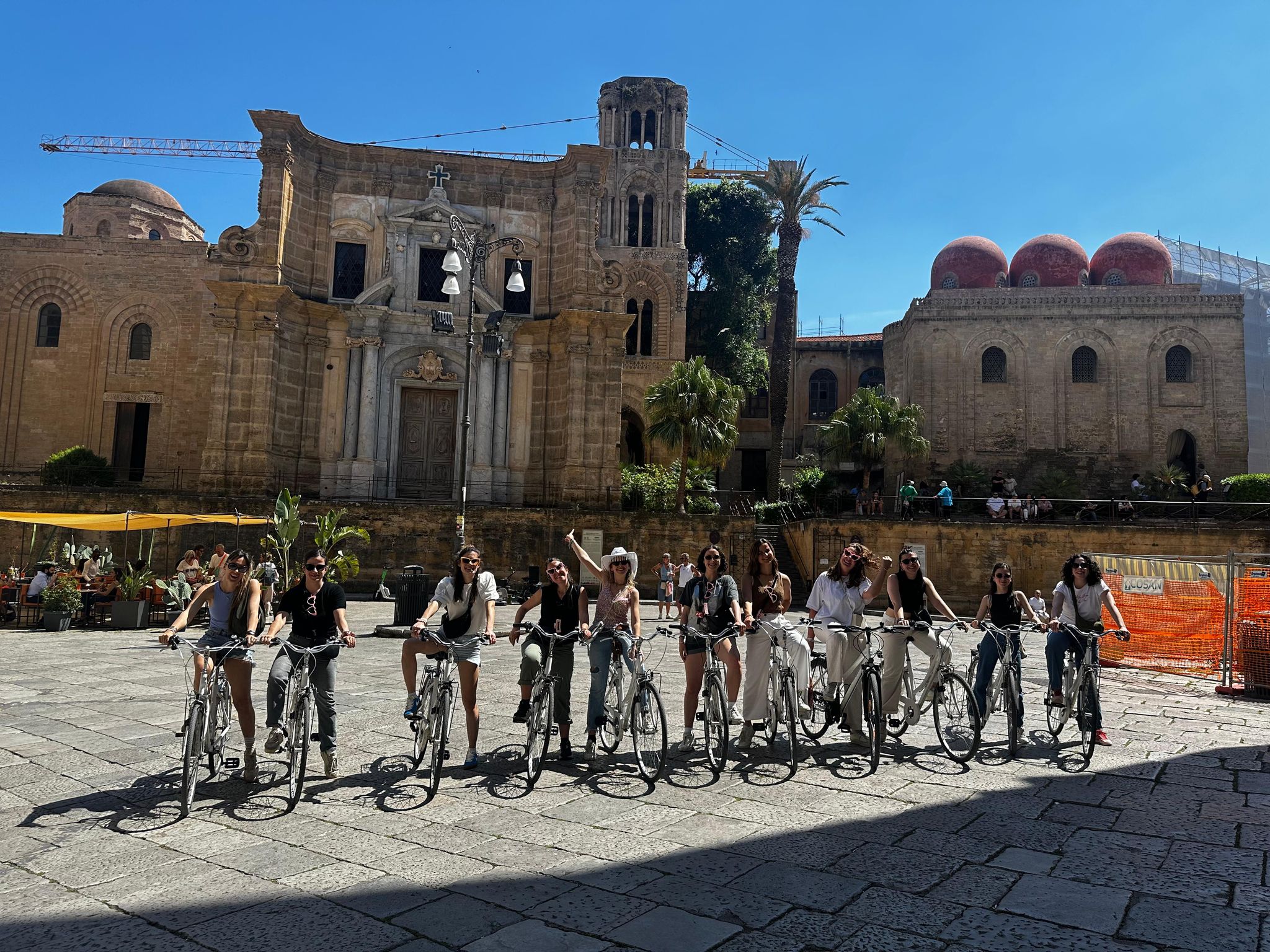 tour in bici a palermo a piazza bellini